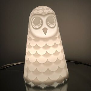 IKEA Cream Owl Lamp